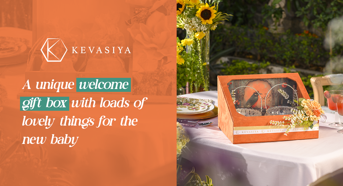 A Unique Welcome Gift Box with Loads of Lovely Things for the New Baby